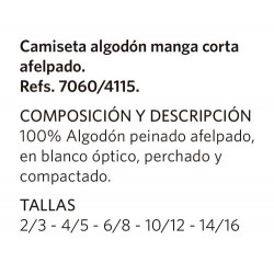 Camiseta Niño Felpa M/C Camiseta Niño Felpa M/C