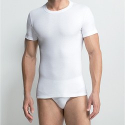 Camiseta Caballero Felpa M/C Cuello Redondo