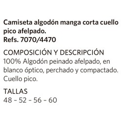 Camiseta Caballero M/C Cuello Redondo Camiseta Caballero M/C Cuello Redondo