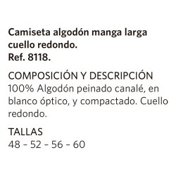 Camiseta Caballero M/L Cuello Redondo Camiseta Caballero M/L Cuello Redondo