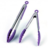 Pinza silicona Inox 23cm