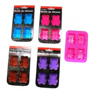 Molde Silicona Forma Ositos