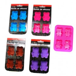 Molde Silicona Forma Ositos