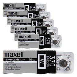 Pila boton 370 Maxell Silver Oxide Pila boton 370 Maxell Silver Oxide