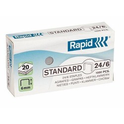 Grapas Rapid 24/6 1000un. Grapas Rapid 24/6 1000un.