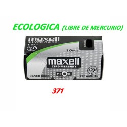 Pila Boton 371 Maxell Pila Boton 371 Maxell