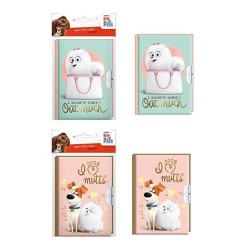Diario Con Candado PeTs 15x10.8cm Diario Con Candado PeTs 15x10.8cm