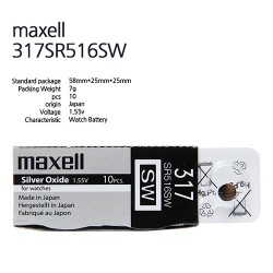 Pila Boton 317 Maxell Oxido Plata Pila Boton 317 Maxell Oxido Plata