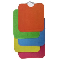 Babero Elastico Rizo/Plastico 33x36cm Babero Elastico Rizo/Plastico 33x36cm