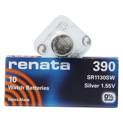 Pila Boton 390 Renata 1.55v. Pila Boton 390 Renata 1.55v.
