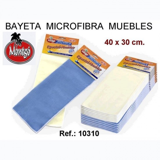 Bayeta Microfibra Muebles 40x30cm