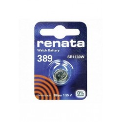 Pila Boton 389 Renata Silver