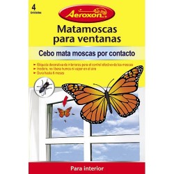 Matamoscas Para Ventanas 4 u. Matamoscas Para Ventanas 4 u.