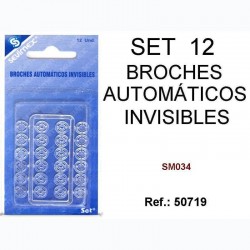 Broches Invisibles 12u Broches Invisibles 12u
