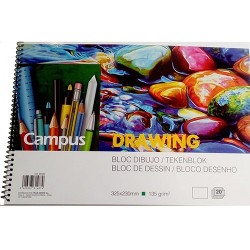 Bloc de Dibujo Campus Liso A4 20h 135g