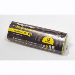 Bolsa Basura 55x60 30L 15u Repelente de Insectos Bolsa Basura 55x60 30L 15u Repelente de Insectos