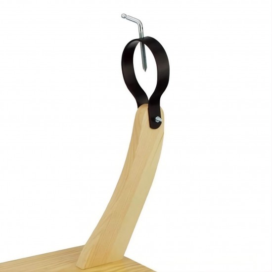 Jamonero Columna Curbada de Madera