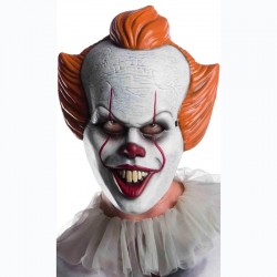 Mascara Pennywise Adulto iT Halloween Mascara Pennywise Adulto iT Halloween