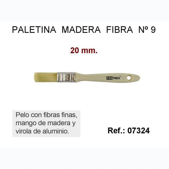 Brocha Fibra n9 - 20mm