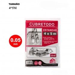 Cubretodo Estandar 4x5m Cubretodo Estandar 4x5m