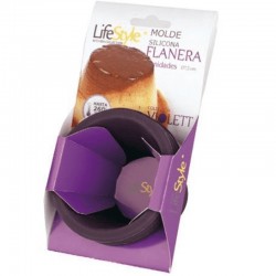 Flanero Silicona Ø8x6cm 4u. LifeStyle Flanero Silicona Ø8x6cm 4u. LifeStyle