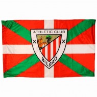 Bandera Oficial Athletic Club de Bilbao en una Ikurri&ntildea
