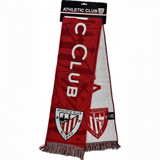 Bufanda Athletic Club de Bilbao Relieve Escudos
