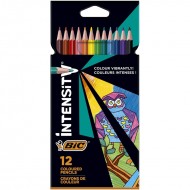 Lapices de colores BIC Intensity 12u.
