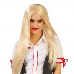 Peluca Melena Rubia Adulto Peluca Melena Rubia Adulto