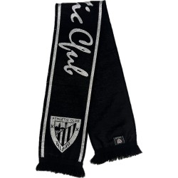 Bufanda Athletic club de Bilbao Negra y Plata Bufanda Athletic club de Bilbao Negra y Plata
