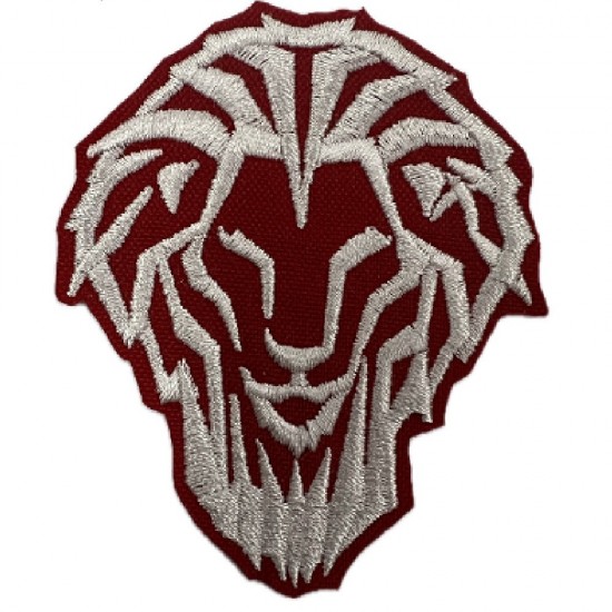 Escudo Leon Athletic Club Bilbao Blanco Fondo Rojo