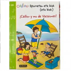 Libro Vacaciones de Caillou en Euskera