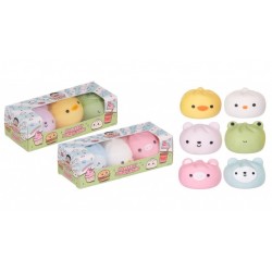 Kawaii Foodiez - Set de 3 Squeezy Dumplings Antiestrés Kawaii Foodiez - Set de 3 Squeezy Dumplings Antiestrés